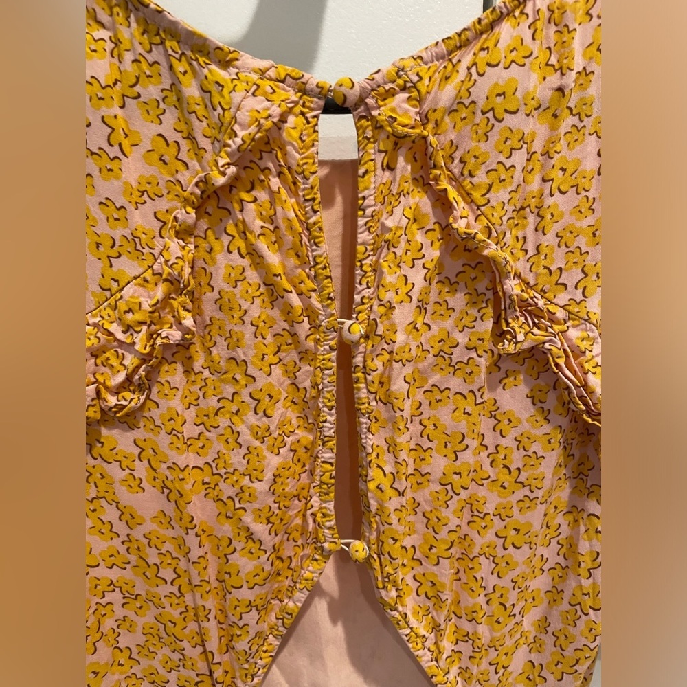 Auguste Dean Goldie Mini Dress in Yellow size 2 - Picture 6 of 10